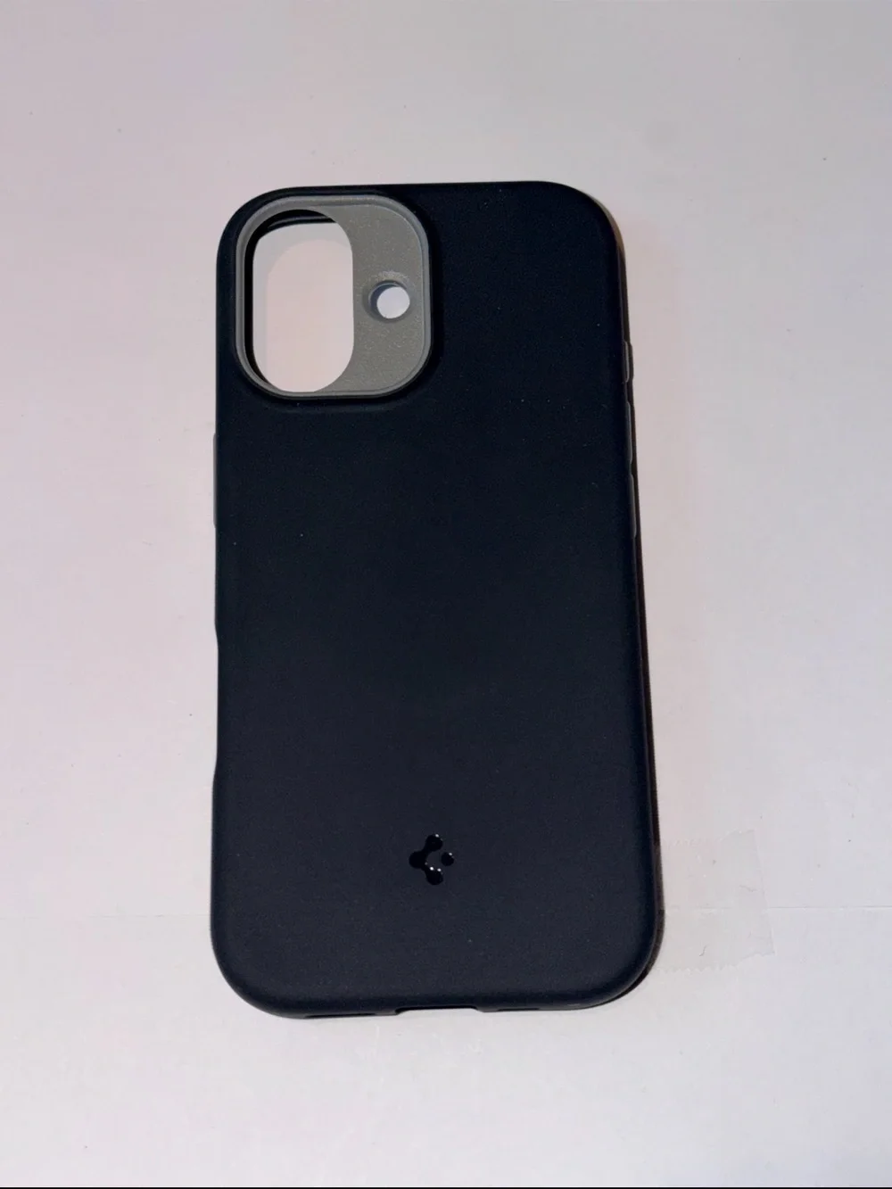 Spigen Black Silicone iPhone 17 Case